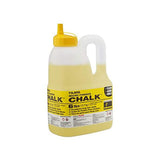 Tajima Micro Chalk - Yellow 6-lbs (2.7kg) Ultra-Fine Snap-Line Chalk with Durable Bottle & Easy-Fill Nozzle - PLC2-Y2700