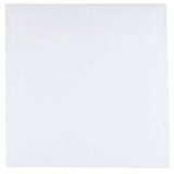 JAM PAPER 7 x 7 Square Invitation Envelopes - White - 100/Pack
