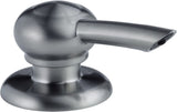 Delta Faucet Leland Pump Soap/ Lotion Dispenser Brushed Nickel, Countertop Soap Dispenser, Top Fill Deck Mount Soap Dispenser, A