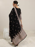 Libas Black Georgette Printed Kurta Sets For Women Black Xl