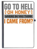 Udnag Ruled Notebook Diary Go To, [A5 80Pages 80Gsm]