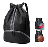 Finalize Sports Drawstring Bag Backpack For Men Women Basketball Bag Gym Backpack Dedicated Shoe Compartment | Waterproof Larg