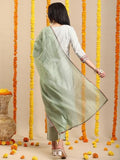 Gosriki Women'S Rayon Blend Embroidered Straight Kurta With Pant & Dupatta (Farigup-Green-Vks02-Gs_M_Green_Medium),Green,,B0DK9PKVVQ