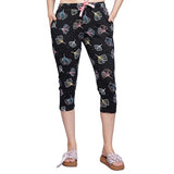 Trylo Cotton Fabric Relaxed Fit Printed Capri-7065 - Xl,Printed,,B0D8H1JHCY