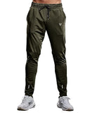 Eyebogler Mens Regular Fit Full Elastic Track Pant Green,GreenApparel,36