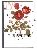 Udnag Ruled Notebook Diary Flower | It Was All Dream And Rose, [A5 80Pages 80Gsm]
