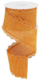 Scalloped Edge Ribbon on Canvas, 10 Yards (Talisman, 2.5 Inch)