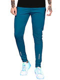 LookMark Men's Slim Fit Solid Lycra Blend Full Elastic Sport Wear Running Gym Stretchable Jogger Track Pant in Rama Color(Track 03 RAMA-S),Rama