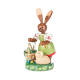 Alexander Taron 224-501 Dregeno Easter Figure-Rabbit With Lamb-4' H X 2.25' W X 2' D, Brown