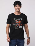 Adro Men'S Graphic Printed 100% Cotton T-Shirt - Regular Fit, Printed T-Shirts For Men (Rn24-Bcl-Bl_Black_M)