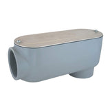 Sigma Engineered Solutions ProConnex 0255645LB Rigid Type Lb Body 11/2Inch Conduit Fitting, 1Pack, Gray