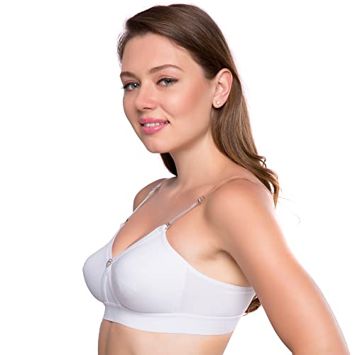 Trylo Alpa Strapless Women'S Bra Hoisery Cotton C-Cup White 32,WHITE,32,B07YV821KZ