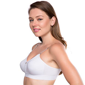 Trylo Alpa Strapless Women'S Bra Hoisery Cotton C-Cup White 32,WHITE,32,B07YV821KZ