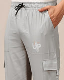 Toplot Cotton Multi-Pocket Cargo Pant For Men (Men-Up-Cargo-5178-Silver-30),Silver,30,B0CYQ78C8C