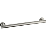 KOHLER 11892-BN Purist 18 Grab Bar for Bathtubs and Showers, Wall-Mount Grab Bars for Bathroom, Vibrant Brushed Nickel