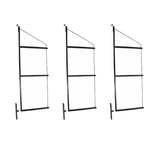 Mytee Products Cargo Shipping Container Shelving Bracket, 3 Levels, 24 (D) x 60 (H) (3 Pack)