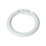 Home Sewing Depot White Plastic Split Rings for Shades & Valances, 1/2 Id7/8od 25/pkg