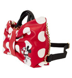 Loungefly Disney Minnie Mouse Rocks The Dots Bow Figural Crossbody Bag