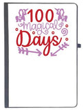 Udnag Ruled Notebook Diary Teacher Student | 100 Magical Days, [A5 80Pages 80Gsm]