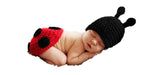 Matissa Newborn Baby Girl/Boy Crochet Knit Costume Photography Prop Hats Outfits (Ladybug Beetle Boy)