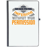 Udnag Ruled Notebook Diary Womens Day | Nobody Can Make You Feel Inferior Without Your Permission, [A5 80Pages 80Gsm]
