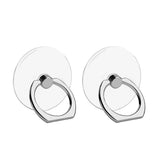 VOVIGGOL Transparent Phone Ring Holder Stand 2 Pcs, 360 Rotation Cell Phone Ring Holder Mobile Finger Kickstand Hand Phone Grip 