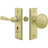 Deltana SDLS480U3 Solid Brass Storm Door Latch with Rectangular Rose