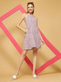 Oomph! Women'S Western & Fusion Wear Dresses For Women Purple - Md898,Digital Lavender,Digital Lavender,L
