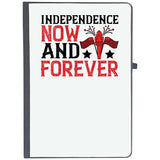 Udnag Ruled Notebook Diary Independance Day | Independence Now And Forever, [A5 80Pages 80Gsm]
