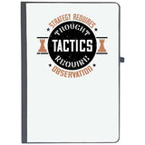 Udnag Ruled Notebook Diary Chess | Strategy Requires Thought, Tactics Require Observation, [A5 80Pages 80Gsm]