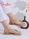 Shoetopia Women'S Girls-Snd-131 Flat Sandal-5 Kids Uk (Girls-Snd-131-Beige)-Eu38,Beige,5,B0D4VP3Y6Y