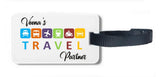 VeenaS Travel Partner Name Luggage Tag Customised Personalized Tour Travel Tag 02