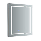 Fresca Spazio 30 Wide X 36 Tall Bathroom Medicine Cabinet W/Led Lighting & Defogger