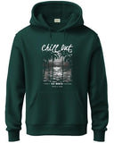 Adro Men'S Cotton Neck Hooded Sweatshirt (H24-Chill-Grn_Green,GreenApparel,L