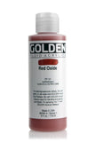 Golden Fluid Acrylic, 4 Ounce Bottle, Red Oxide (23604)