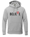 Adro Men'S Cotton Neck Hooded Sweatshirt (H21-M-Bvv-Gr_Grey_2Xl)