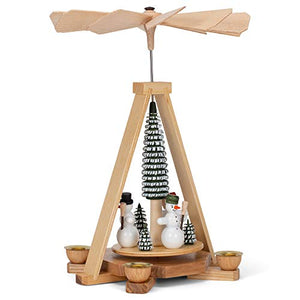 Alexander Taron Dregeno Decorative Snowmen Pyramid - 9.85' H X 7.7' W X 7.7' D