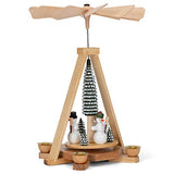 Alexander Taron Dregeno Decorative Snowmen Pyramid - 9.85' H X 7.7' W X 7.7' D