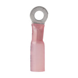 ANCOR MARINE GRADE 310299 Electrical Nylon Insulated Adhesive Lined Heat Shrink Ring Terminals (22 to 18-Gauge, Size 8 Screw, 10