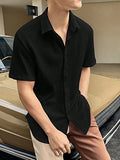 Dhruvi Trendz Mens Rayon Shirt Regular Fit Casual (Dt-Ms-6151_Black_Xl)