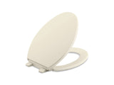 KOHLER K477447 Brevia Elongated Toilet Seatwith QuickRelease Hinges and QuickAttach Hardware for Easy Clean in Almond