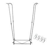viterlight Trash Bag Holder, Metal Garbage Bag Holder, 30-45 Gallon Portable Trash Bag Holder Stand, Multi-use Leaf Bag Holder f