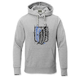 Adro Men'S Cotton Neck Hooded Sweatshirt (H22-2-Winn-Gr_Grey_M)