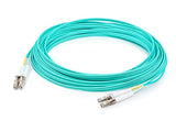 Addon 35M Lc To Lc Aqua Om3 Duplex Ofnr (RiserRated) Fiber Patch Cable