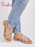 Shoetopia Women'S Girls-Snd-179 Sandal-8 Kids Uk (Girls-Snd-179-Beige)-Eu41,Beige,8,B0D4VP21MG