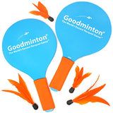 VIAHART Goodminton - The Worlds Easiest Racquet Game - an Indoor Outdoor Year-Round Fun Paddle Game Set for Boys, Girls, and Peo