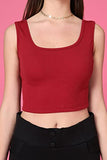 Toplot Women'S Combo Solid Ribbed Scoop Neck Sleeveless Slim Fit Tank Top Pack Of 2 (Combo-5069-Gry-Mrn-Xl),Grey-Maroon,,B0CG5JKBD2