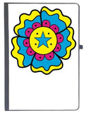Udnag Ruled Notebook Diary Flower | Colourful Flower, [A5 80Pages 80Gsm]