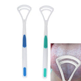 Maharsh Oral Dental Care Clean Away Bad Breath Tongue Cleaner Brush Scraper Handle Pack Of 2