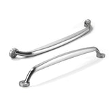 CABDM 10 Pack 10 inch Hole Center Brushed Satin Nickel Cabinet Pulls - Heavy Duty Solid Drawer Hardware Handles Kitchen Vanity B